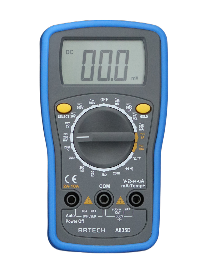 A835D Economy DMM with Temp. Measurement